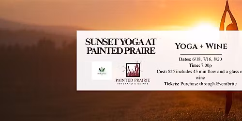 Sunset Yoga at Painted Prairie