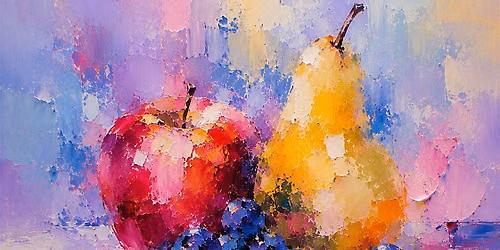Workshop | FRUIT IN FLIGHT: Painting Color That Moves w\/ Acrylic