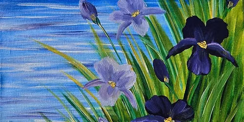 Paint and Sip: Monet-Style Irises