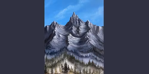 Mountain Acrylic Workshop Ages 12+ @ Happily Painted Studio