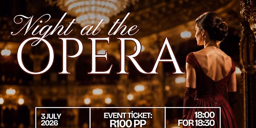 Night at the Opera evening with Singing Waiters