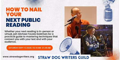 How to nail your next public reading