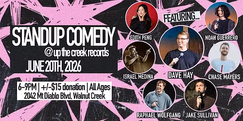Stand Up Comedy at Up The Creek Records