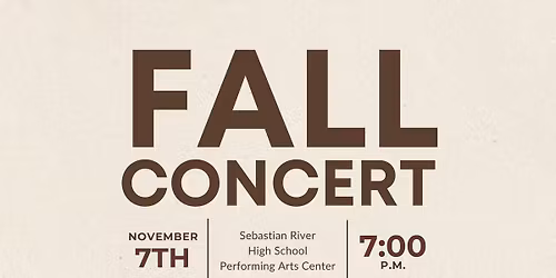 Fall Concert - SRHS Bands