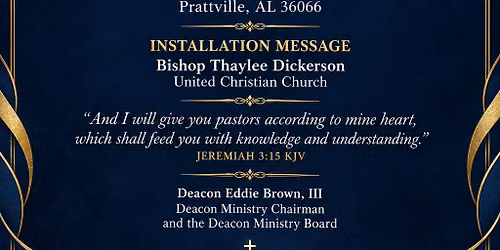 Pastoral Installation Service