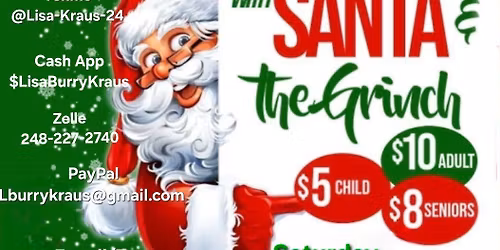 Breakfast With Santa and the Grinch!!