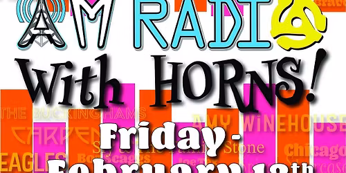 AM Radio with Horns Valentines Day Weekend
