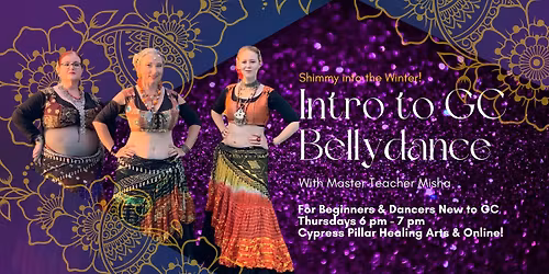 Intro to Global Caravan Bellydance with Misha Thursdays 6 pm Sarasota Florida or virtually online