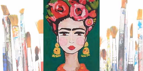 Painting Frida Kahlo with Sylvia Gortz