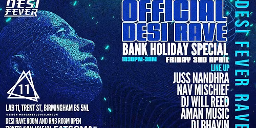 Desi Fever Presents The Official Desi Rave At Lab11 Warehouse!\ud83d\udd0a 
