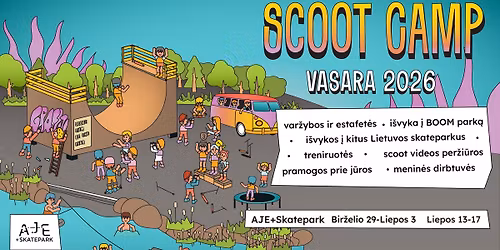 SCOOT CAMP | Vaik\u0173 vasaros stovykla 2026