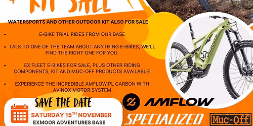 Exmoor Adventures E-Bike Open Day and Kit Sale