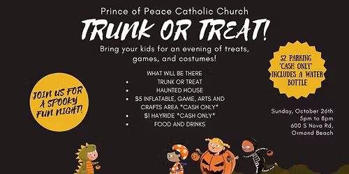 Trunk or Treat at Prince of Peace Catholic Church