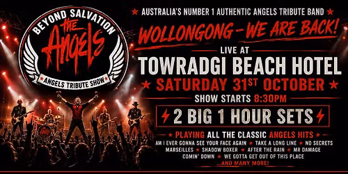 Beyond Salvation Angels Tribute at Towradgi Beach Hotel