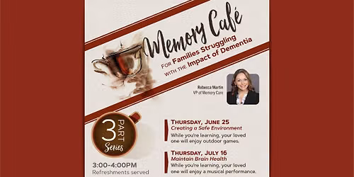 Memory Cafe Event: Maintain Brain Health