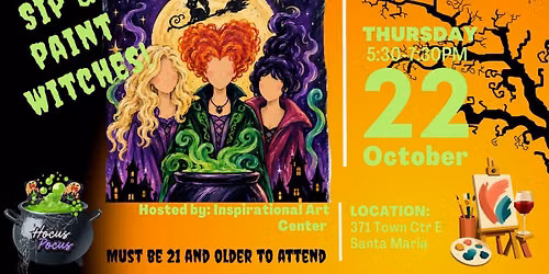 Sip & Paint Witchy Sisters