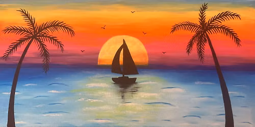 Sail into Paradise Paint Party @ Harlow