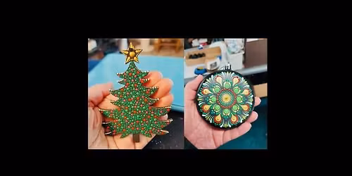 DIY* 2 Mandala Ornaments! Dec 8