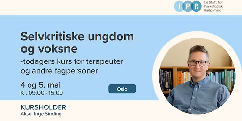 Selvkritiske ungdom og voksne