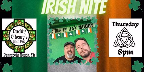 Irish Night with Jay Moody at Paddy O'Leary's Irish Pub