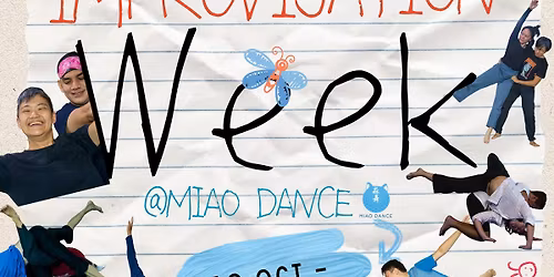 Contact Improvisation Week @MIAO DANCE (30 Oct - 3 Nov 2025)
