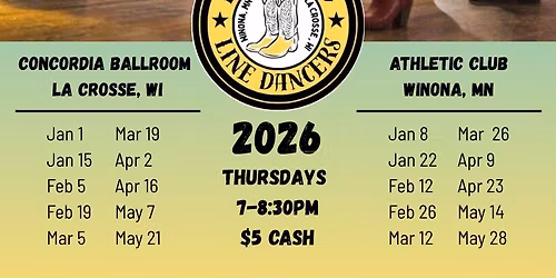 Line Dance Practice in La Crosse!