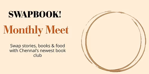 SwapBook! Chennai at Isai - The Art Cafe