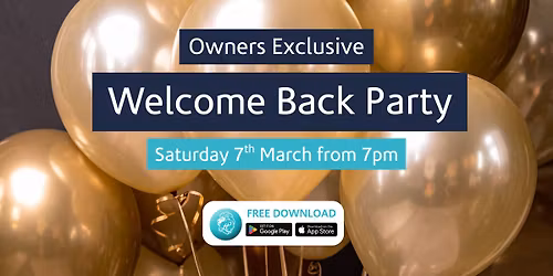 \ud83c\udf89 Owners Exclusive Welcome Back Party \u2013 2026 Season \ud83c\udf89