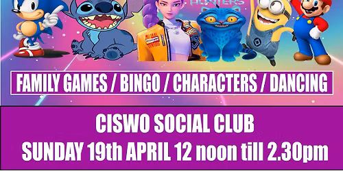 Glenrothes - Clubland Family Movie Madness Bingo 