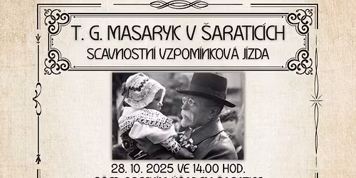 \ud83d\ude93 T. G. MASARYK V \u0160ARATIC\u00cdCH | 28. 10. 2025 \ud83d\ude93