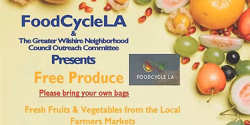 Free FoodCycleLA Community Fresh Produce Giveaway