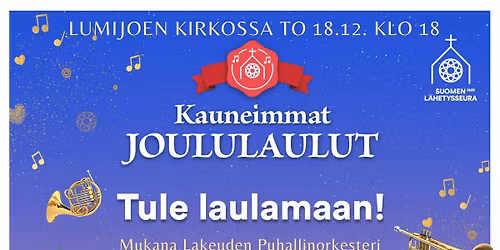 Kauneimmat Joululaulut Lumijoen kirkossa