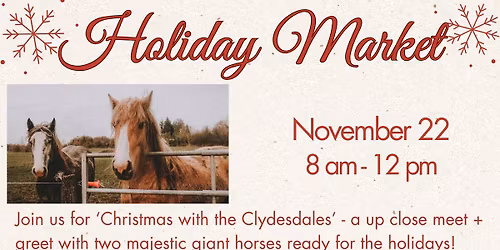 HOLIDAY MARKET: Downtown Westminster Farmers Market