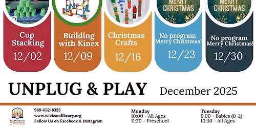 Unplug & Play: School Age Children