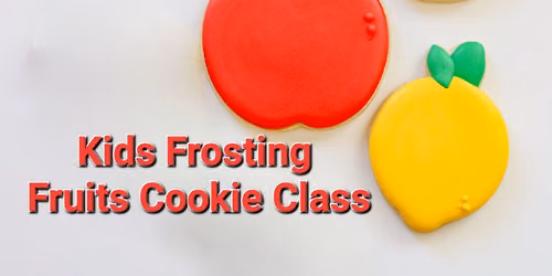 Kid's Frosting Fruits Cookie Class