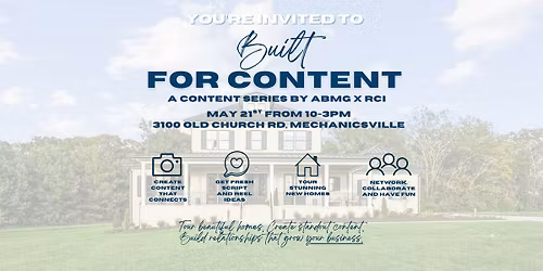 Built for Content