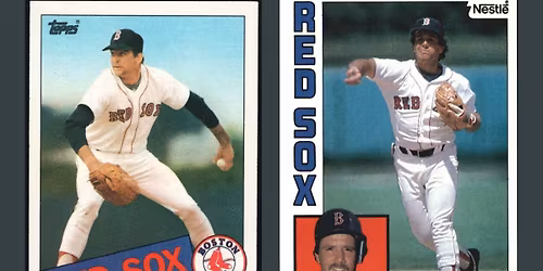 1986 Red Sox W.S. Bruce Hurst & Marty Barrett Public Autograph Signing
