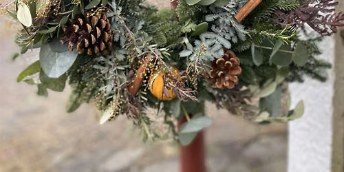 Christmas wreath workshop