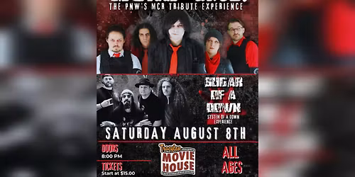 My Chemical Fauxmance (MCR Tribute) also with Sugar of a Down (SOAD Tribute) at Tracyton Movie House