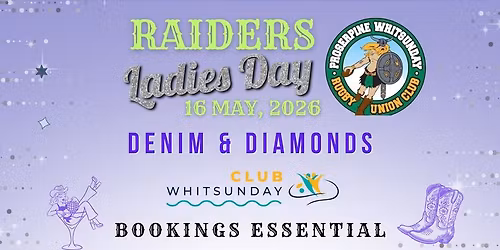 Raiders Ladies Day - Denim & Diamonds
