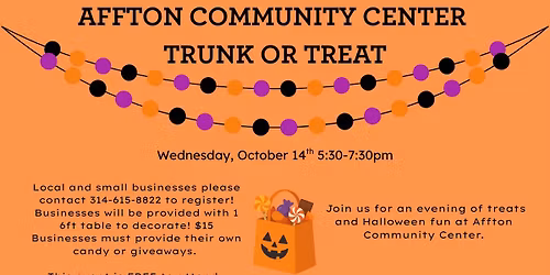 Trunk or Treat 10\/14\/26
