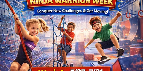 Summer Camp Week 4: Ninja Warrior Week \u2013 7\/27-7\/30