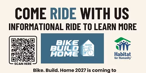 Informational ride for Bike. Build. Home 500 2027