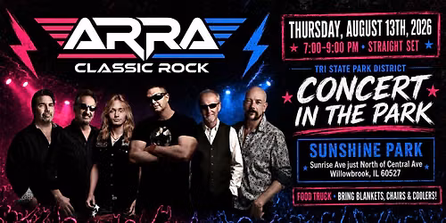ARRA @ TRI STATE PARK DISTRICT CONCERT IN THE PARK