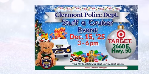 Clermont Police Stuff A Cruiser Event - Target
