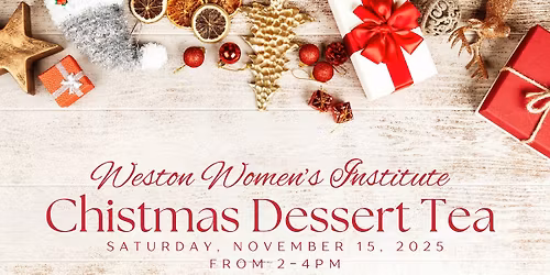 Weston Women's Institute Christmas Dessert Tea