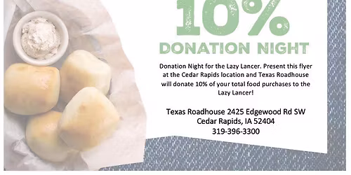 Lazy Lancer Night at Texas Roadhouse 