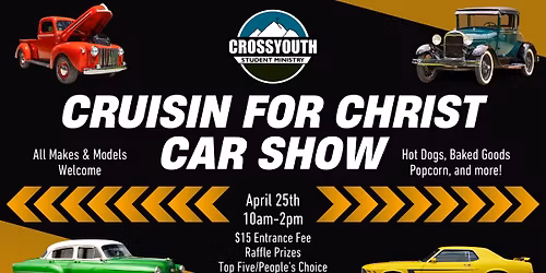 CrossYouth Cruisin for Christ Car Show