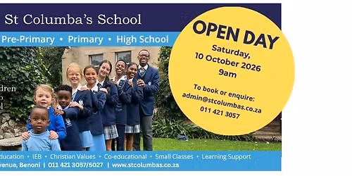 Open Day - 10 October 2026