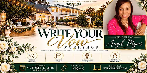 Write Your Vows Workshop
